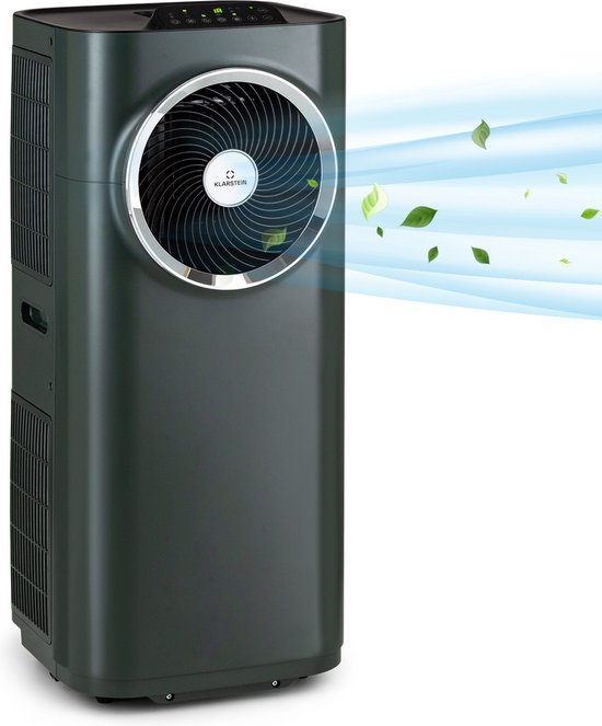 Mobiele airco Klarstein Kraftwerk Eco Smart 11 – 11.500 BTU, 3,3 kW, 37-51 m², ventilator, ontvochtiger, app-bediening, stil 50 dB