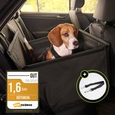 Rocky autostoel voor honden polyester veiligheidsgordel klapbaar flexibel
