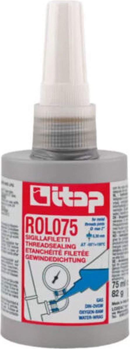 ITAP ROL075, schroefdraad afdichting metaal 75 ml