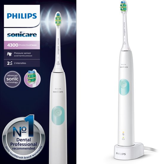 Philips Sonicare ProtectiveClean 4300 HX6807/63 – Elektrische tandenborstel – Wit