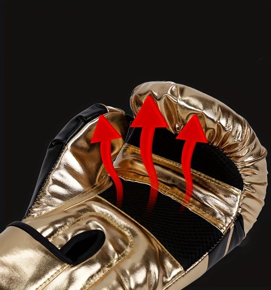 Kickboksen voor vrouwen met elegante bokshandschoenen