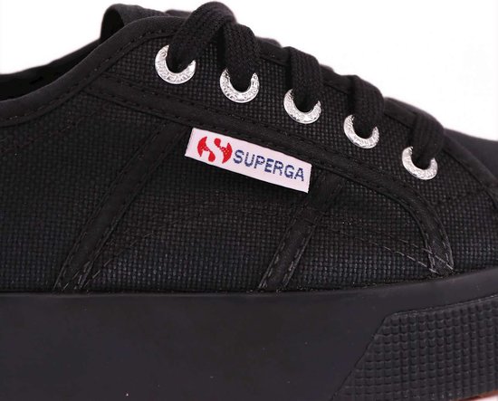 Sneakers Superga 2730-Cotu Zwart - Streetwear - Vrouwen