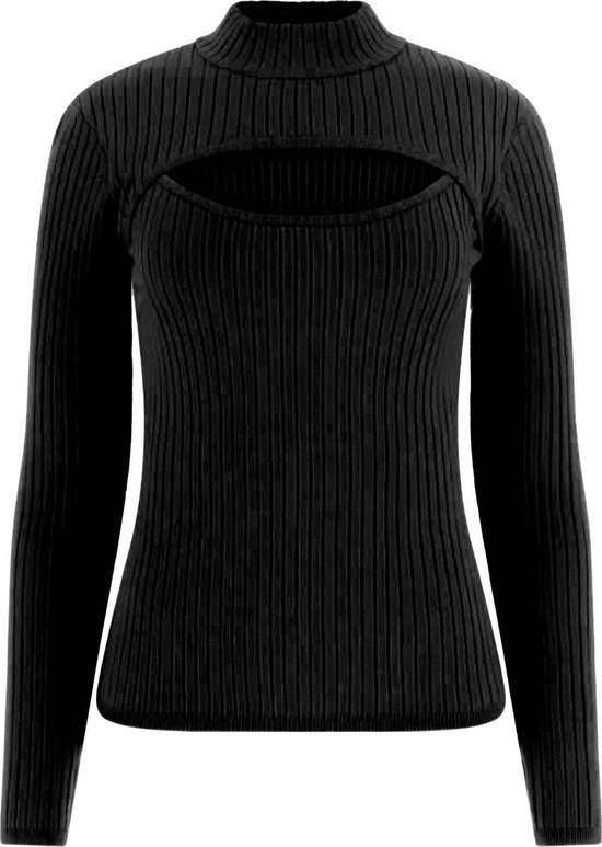 Guess Ls Rib Uitsparing Clarita Swtr Trui - Streetwear - Vrouwen