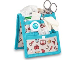 Keen's Elite Bags - Tasorganizer - Organiser voor tijdens de bevalling - Voor japonnen of pyjama's - Lichtblauwe print
