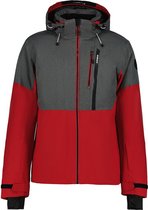 Icepeak Falaise heren ski jas - rood-grijs - XL