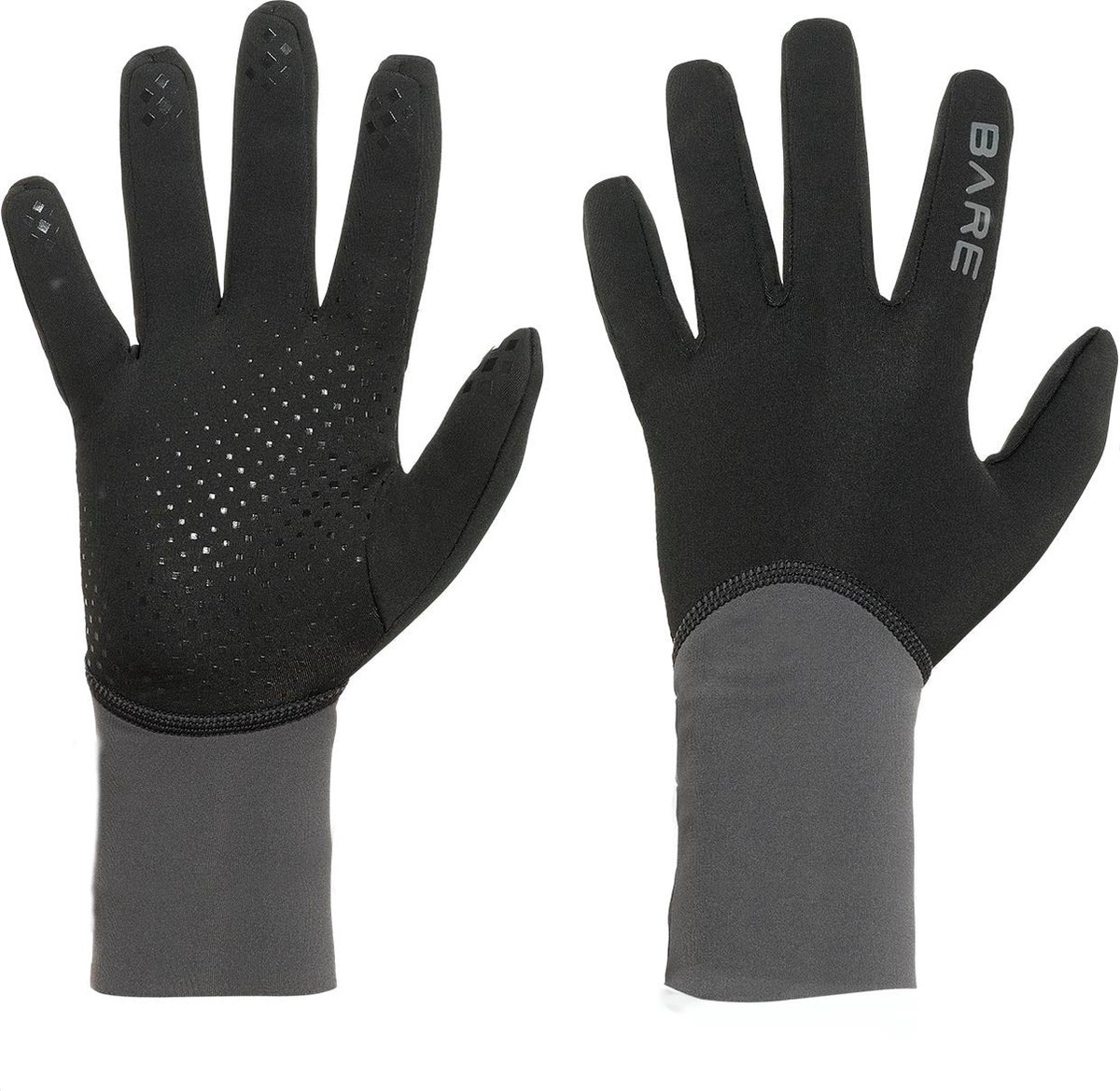 Bare ExoWear Gloves Long - Handschoenen - Thermische bescherming - Volwassenen - Zwart - XS