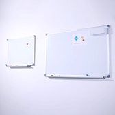Whiteboard 120x240 cm - Magnetisch - Gelakt staal - met Montagemateriaal