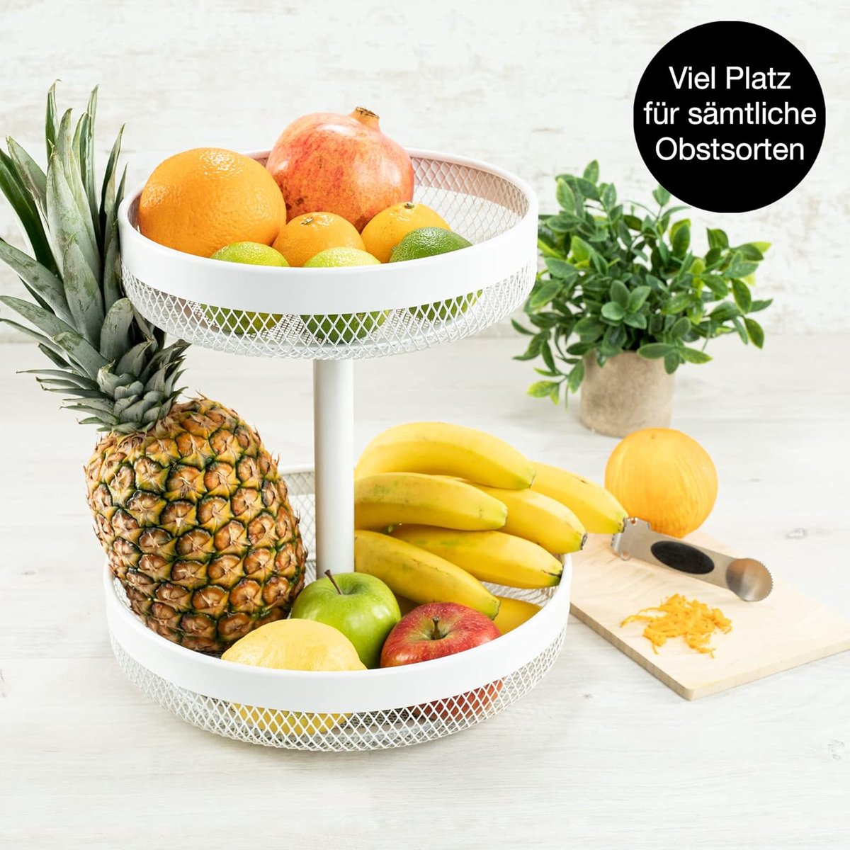 Fruitschaal - Fruit Basket, Fruit Bowl Design Modern Fruit Bowl_30.5 x 30.5 x 31 cm