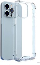 Iphone hoesje transparant met bevestiging haakjes | iPhone 14 Pro | haakjes | clear case | voor ketting en sieraad