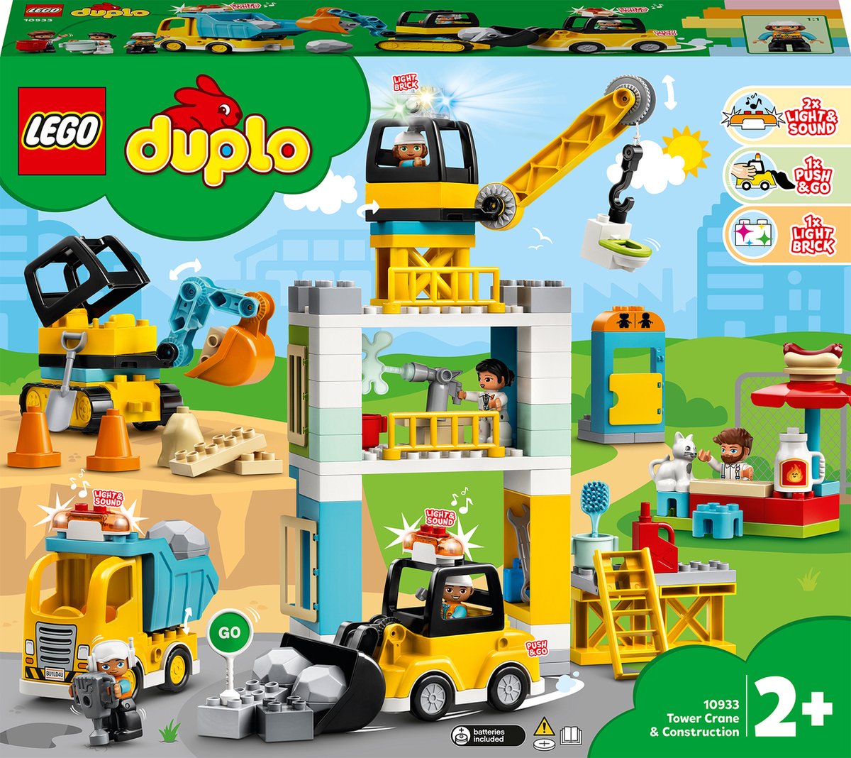 LEGO Duplo Tower Crane & Construction 10933