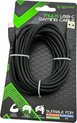 Battletron gaming kabel - USB A naar 2x USB C - PS5 Nintendo Xbox - 2 x 1.5 mtr + 1 mtr - Nylon - Zwart