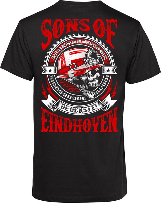 T-shirt Sons Of Eindhoven | Kerstcadeau | Cadeau voor man | Vaderdag | Zwart | maat 4XL