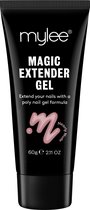 Mylee Magic Extender Gel 60g [Nearly Nude] – Long Lasting Wear, Natuurlijke Look, Nagel Verlenging Gel, voor Beginners & Salon Professionals, Acryl nagel verdikkende builder gel, Nail Art