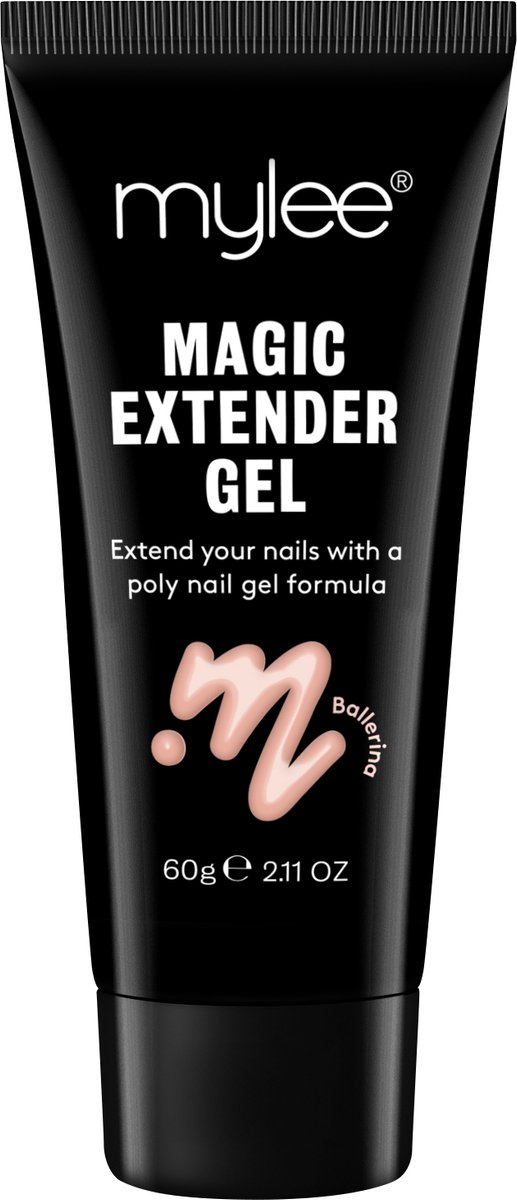 Goedkoopste Mylee Magic Extender Gel 60g [Ballerina] – Long Lasting Wear, Natuurlijke Look, Nagel Verlenging Gel, voor Beginners & Salon Professionals, Acryl nagel verdikkende builder gel, Nail Art
