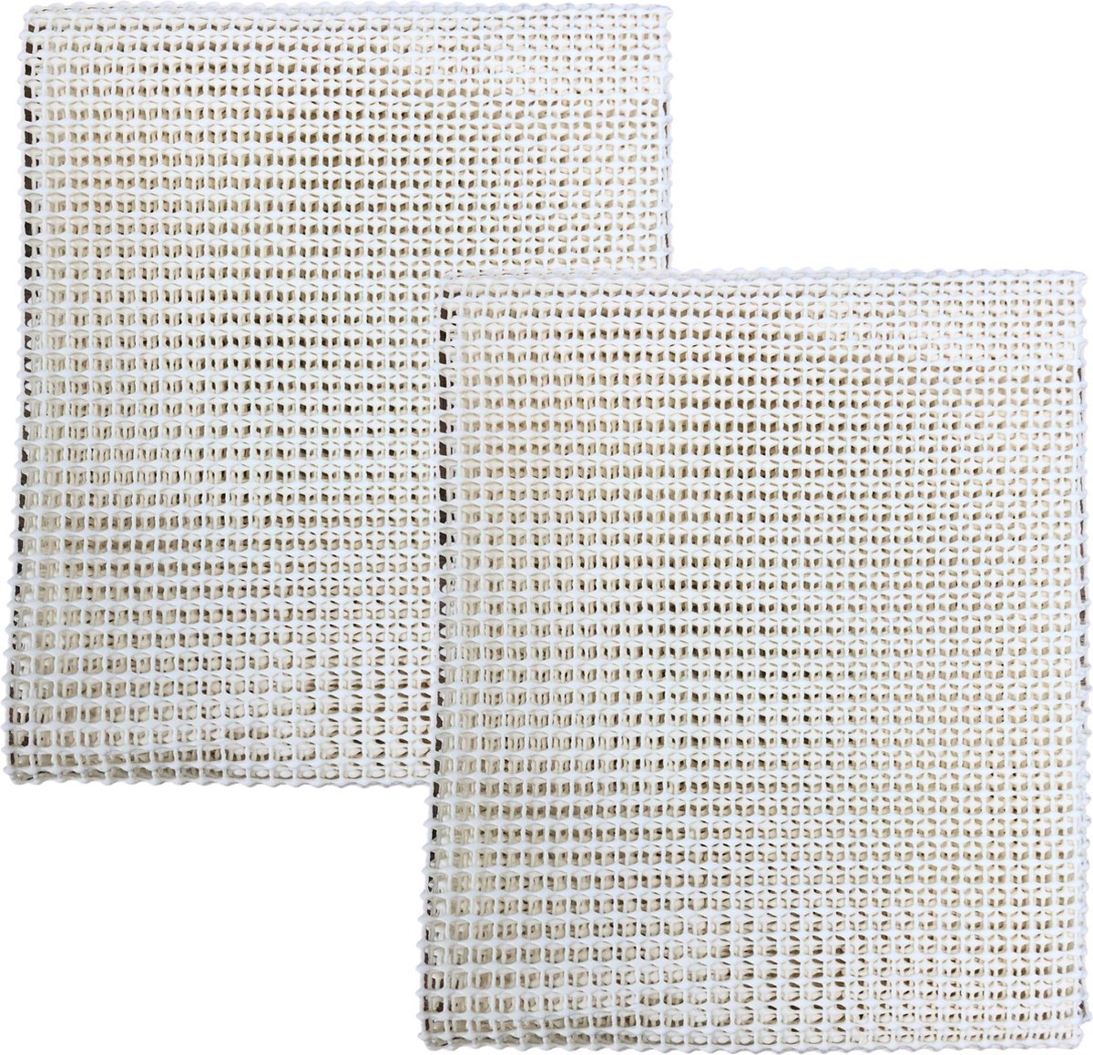 Nordix Antislipmat - Onderkleed - 2 stuks - 100 x 150 cm - Vloerkleed - Badkamer - Badmat - Douchemat - Ondertapijt - Kasten - Lades