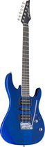 J & D 95 STBL See Thru Blue - ST-Style elektrische gitaar