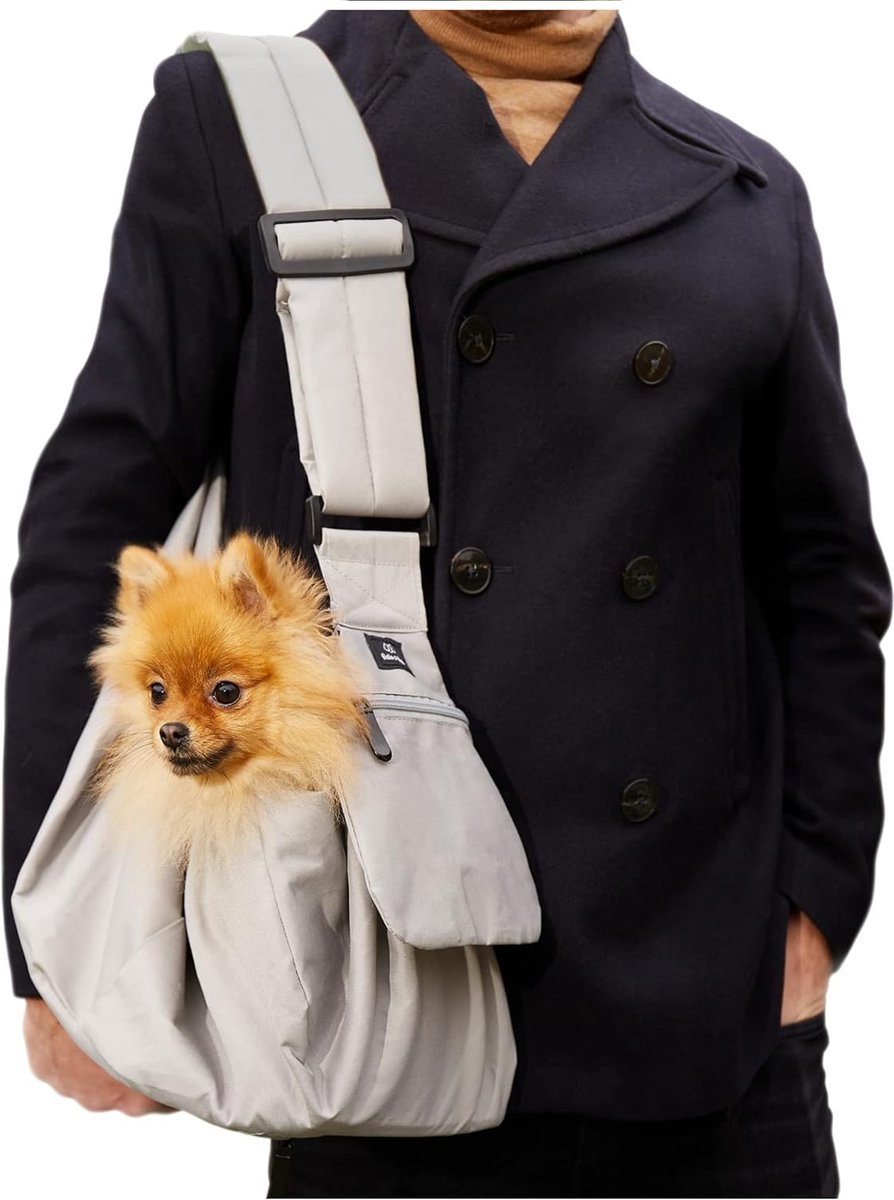 Wooff Transport Bag Teddy - Hondendraagtas - 55x40x32 cm Antraciet - Hondendraagtas - Pets Place