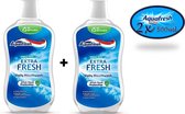 Aquafresh Mondwater - Fresh Mint - 2 x 500 ml