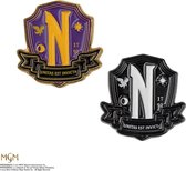Cinereplicas Wednesday - Nevermore Academy Pin Badge Set