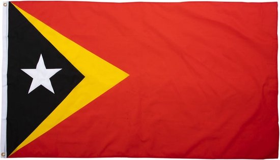 VlagDirect - Oost-Timorese vlag - Oost-Timor vlag - 90 x 150 cm