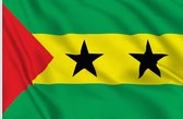 VlagDirect - Santomese vlag - Sao Tomé en Principe vlag - 90 x 150 cm