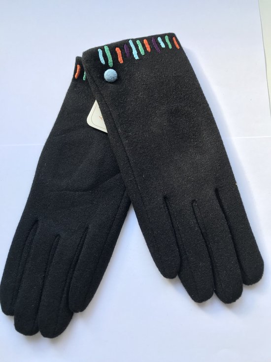 Handschoenen Trendy Dames Mode Herfst Winter Warme Zachte - Zwart - One Size -Touch Screen