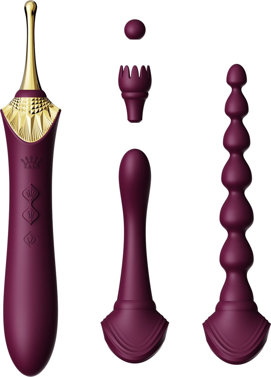 Goedkoopste Zalo - Bess 2 - Clitoral Vibrator - Velvet Purple