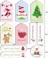 20x Cadeaulabels Kerst / Labels Kerstcadeau / Christmas / kerstlabels / Cadeau / Versiering / Naamkaartjes / Merry Christmas / lichte tinten