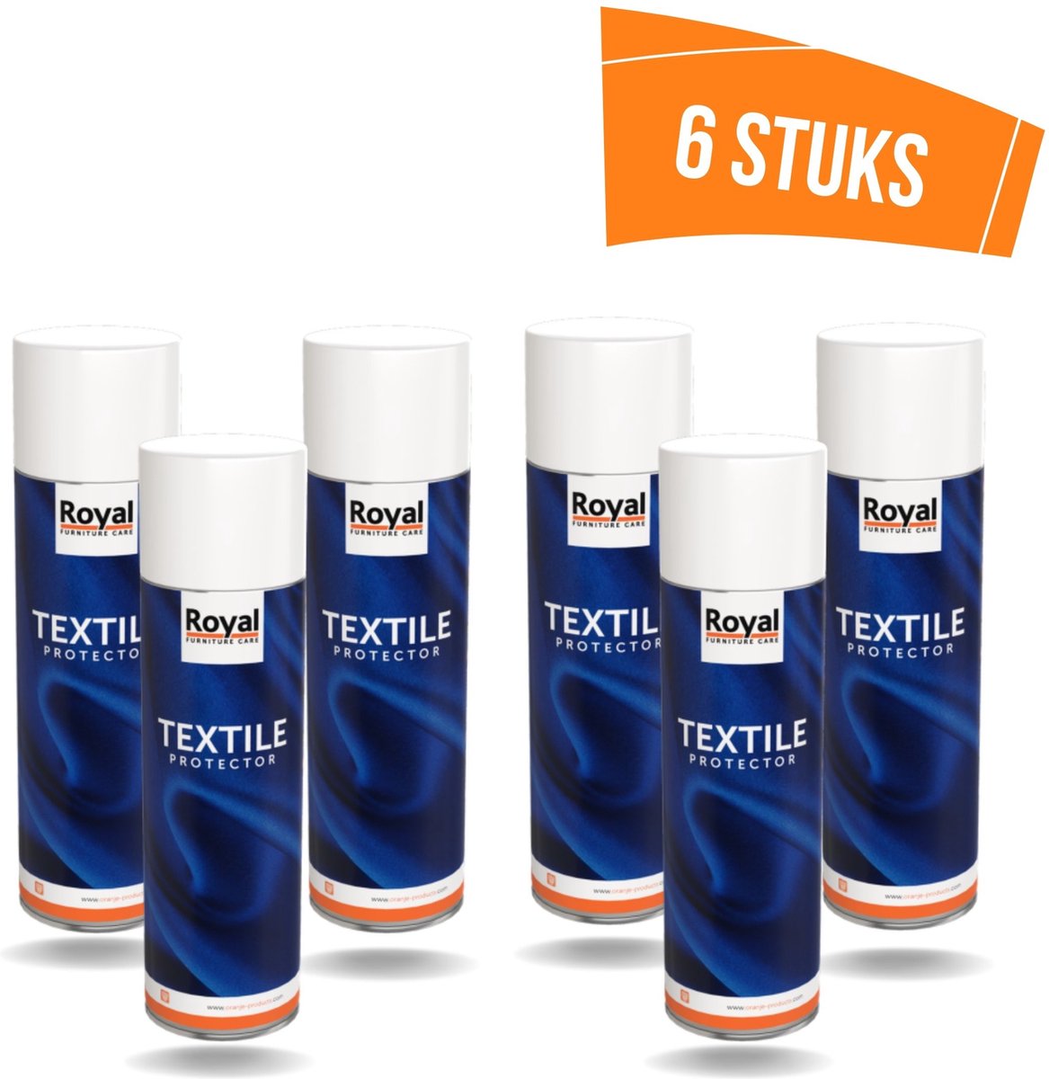 Royal Furniture Care, Textile protector, Textiel Beschermer, Spray, 6-pack, 3000ml