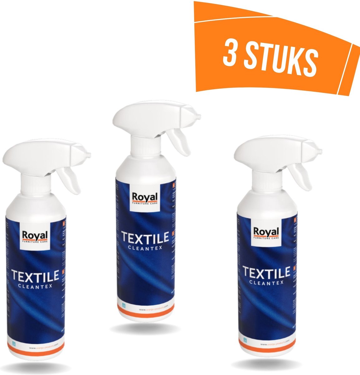 Royal Furniture Care, Textile vlekkenspray, Textiel vlekkenspray 3pack