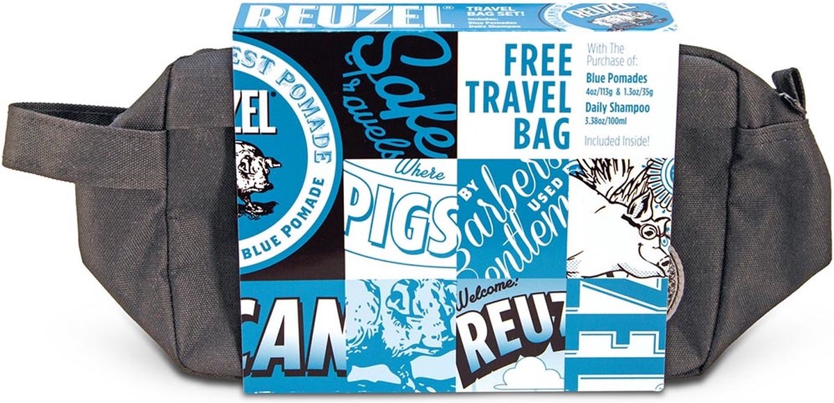 Reuzel - Travel Bag Blauw