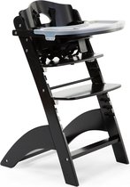 Bol.com Lambda 3 Baby Kinderstoel + Eettablet - Hout - Zwart aanbieding