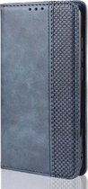 Geschikt voor Geschikt voor Oppo A58 4G - Magnetische - Book Case - Portemonnee hoesje met vakjes - Blauw