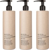 The Spa Collection - Bergamot - Hair/Body Wash + Handzeep - Body Lotion - 400 ml - Pompfles - Set van 3 stuks