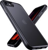 IYUPP Bumper pour iPhone 7 / 8 / SE 2020 / SE 2022 Zwart