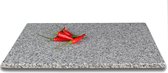 Granieten snijplank, stenen bord, granieten bord, serveerbord (granieten kristal, 30 x 20 x 1 cm)