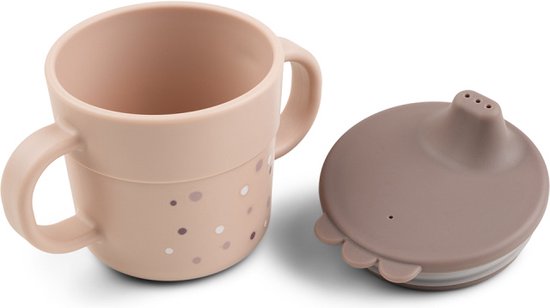 Done By Deer Foodie Spout Cup Happy Dots Powder van Done by Deer — afbeelding 3