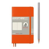 Leuchtturm1917 Cahier à Couverture Souple Oranje - Poche - Doublé