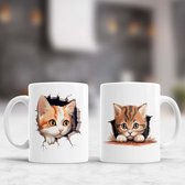 Mok Baby Kitty - Cats - Gift - Cadeau - CatLovers - Meow - KittyLove - Katten - Kattenliefhebbers - Katjesliefde - Prrrfect