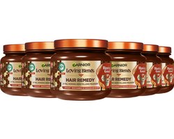 Garnier Loving Blends Honing Goud Hair Remedy Haarmasker - Herstellend Masker Voor Beschadigd, Breekbaar haar - 6 x 340ml