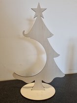 Kerstboom van hout - Beeld - Kerstbeeld - Kerst - Kerstboom - Kerstmis - Kerstdecoratie