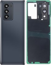 Coque arrière Samsung Galaxy Z Fold2 5G F916B noir Mystic avec objectif (OEM)