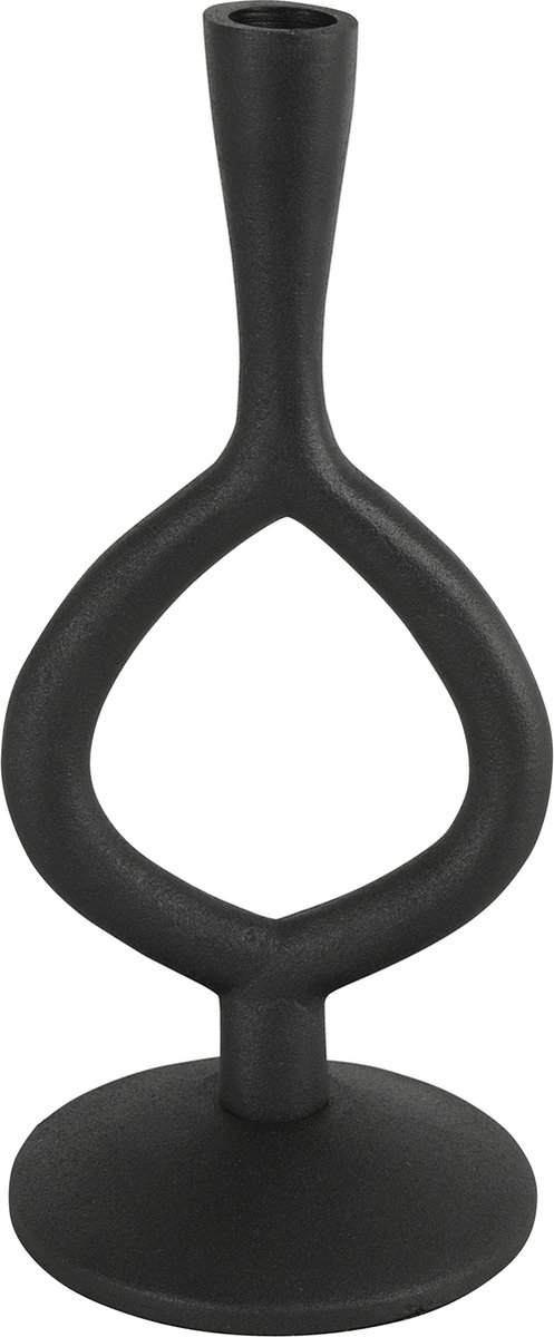Countryfield - Kandelaar - Kaarsenhouder - Levie - Zwart - L - 27cm