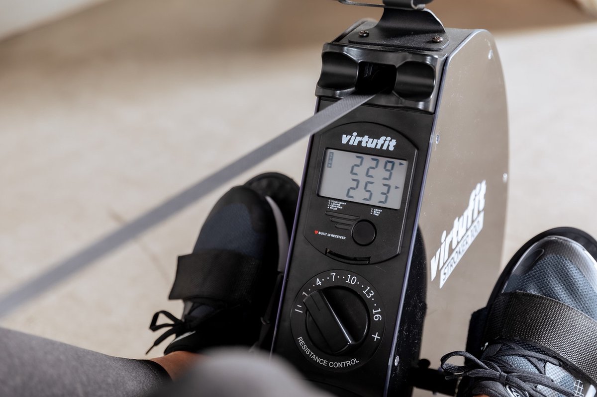 Afbeelding 3 van VirtuFit Stroker 100i Roeitrainer - Roeimachine - Roeiapparaat voor Thuis - Inklapbaar - Roeitrainers - 16 Weerstandsniveaus