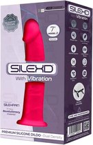 Dildo Silexpan 10 Vibration Model 2 - 7 Pink