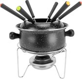 Service à fondue Cosy&Trendy avec 6 fourchettes - Émail - Ø 16cm