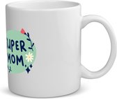 Akyol - super mom koffiemok - theemok - Moeder - mama - moederdag - cadeau - verjaardag - kado - 350 ML inhoud
