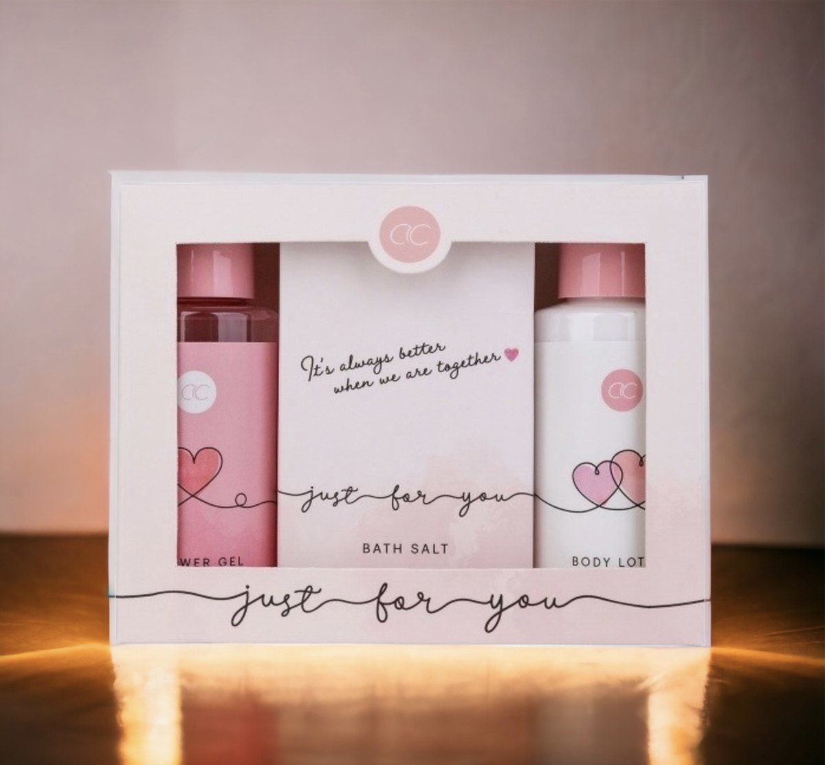 Goedkoopste huidverzorging geschenk set rozen - vrouwen verjaardag - kerst - moederdag - leuk geschenk- valentijn