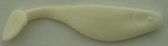 4x shad 7,5cm - 3 inch in de kleur white uit Amerika