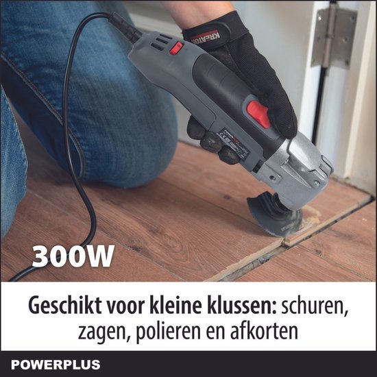 VONROC Oscillerende Multitool - 300W - snelwisselsysteem, variabele VONROC Oscillerende Multitool - 300W - snelwisselsysteem, variabele